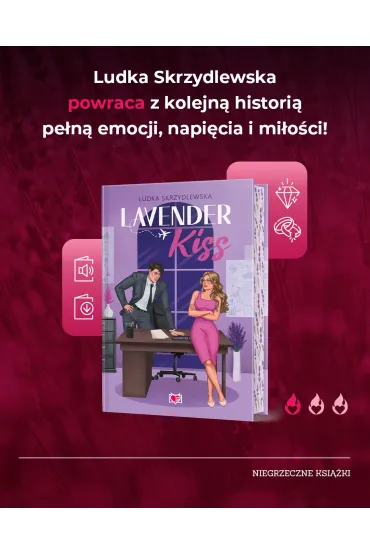 Lavender Kiss (barwione brzegi) - Ludka Skrzydlewska