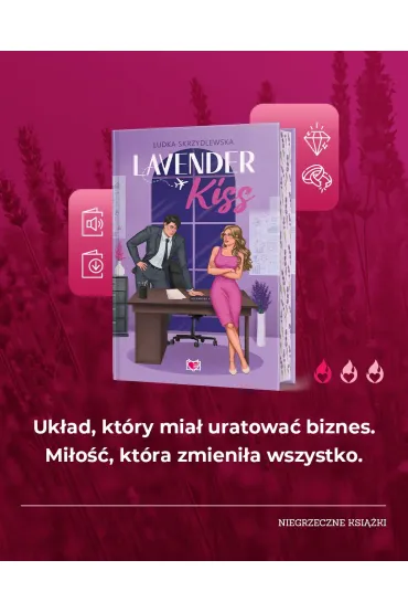 Lavender Kiss (barwione brzegi) - Ludka Skrzydlewska