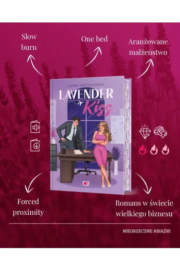 Lavender Kiss (barwione brzegi) - Ludka Skrzydlewska