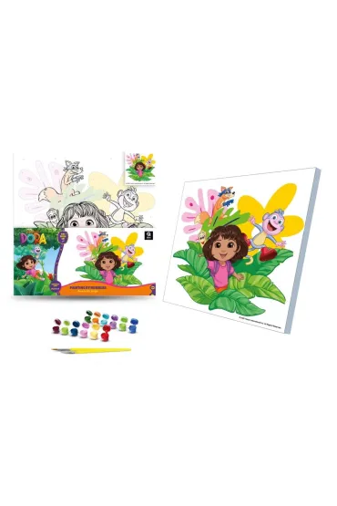 Qbee Malowanie po numerach 30x30cm Dora