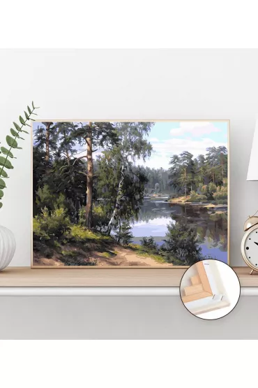 Twoje Hobby Malowanie po numerach - Nad rzek� 40x50cm