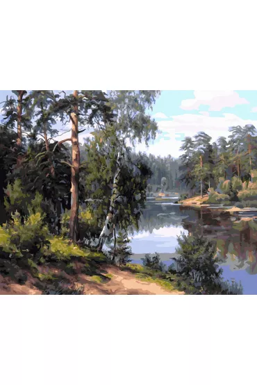 Twoje Hobby Malowanie po numerach - Nad rzek� 40x50cm