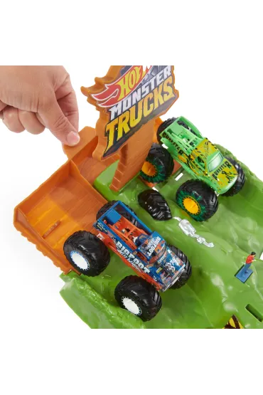 Hot Wheels Monster Trucks Tor wy�cigowy Turniej Tytan�w Zestaw HGV12 Mattel