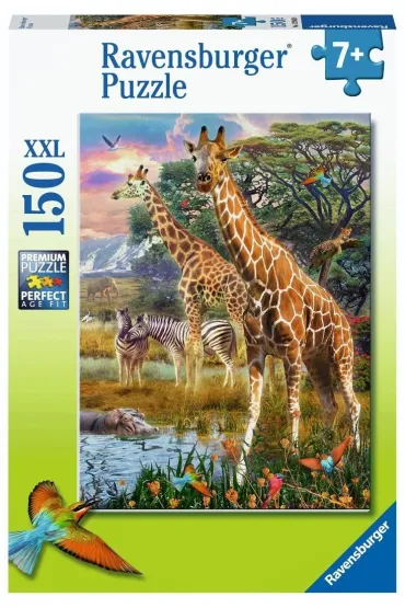 Puzzle 150 Giraffes in Africa Ravensburger