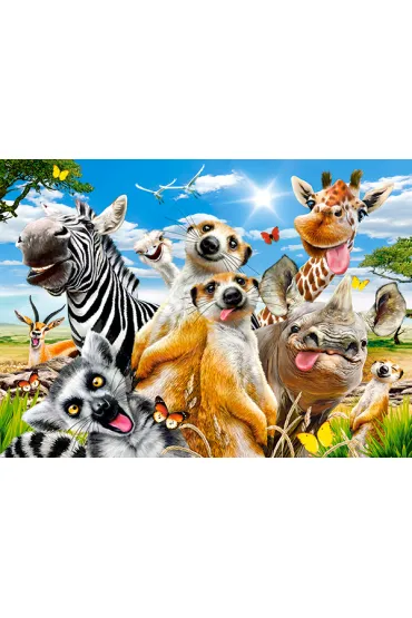 Puzzle 200 el. African Selfie Castorland