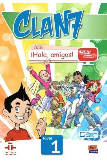 Clan 7 con Hola, amigos! 1. Podr�cznik - Maria Castro