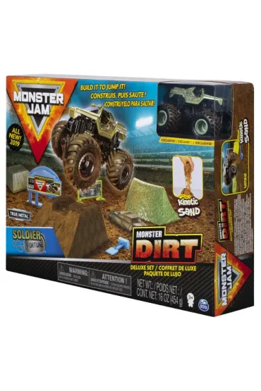 Monster Jam - Superteren�wka + Piasek kinetyczny Spin Master