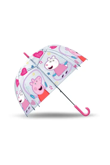 Parasolka przezroczysta automatyczna 48 cm �winka Peppa