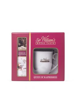 Sir Williams Zestaw prezentowy Royal, kubek + 12 herbat Queen of Raspberries 48 g