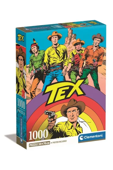 Puzzle 1000 el. Compact Tex Clementoni