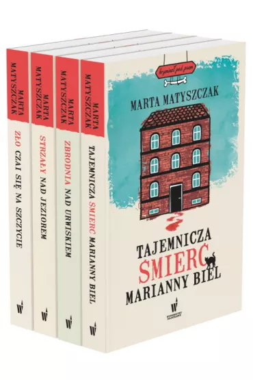 Pakiet Krymina pod psem. Tomy 1-4: Tajemnicza mier Marianny Biel, Zbrodnia nad urwiskiem, Strzay nad jeziorem, Zo czai si na szczycie - Marta Matyszczak