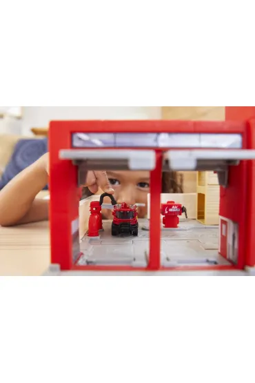 Matchbox Prawdziwe Przygody Remiza stra�acka Zestaw �wiat�a i d�wi�ki HBD76