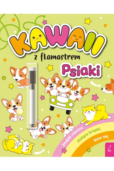 Kawaii z flamastrem. Psiaki - Patrycja Klempas