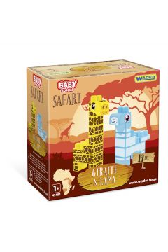 Klocki Safari Baby Blocks yrafa i lama 41500