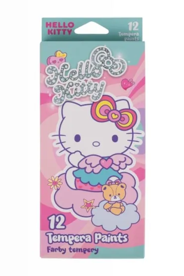 Farby tempery w tubie Hello Kitty PATIO 10586PTR 12 x 12 ml