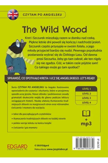 EDGARD. Angielski. Czytam po angielsku. The Wild Wood. Level 1 + MP3 - Olga Akman