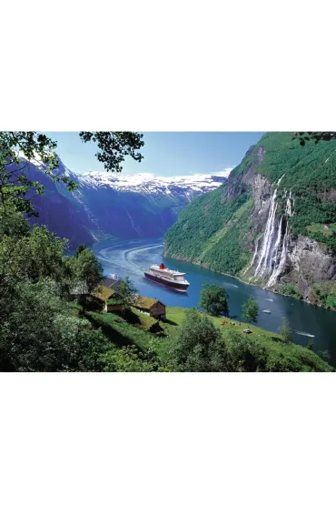 Puzzle 1000 el. Fiord w Norwegii Ravensburger
