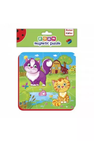 Puzzle piankowe magnetyczne Kotki Roter Kafer