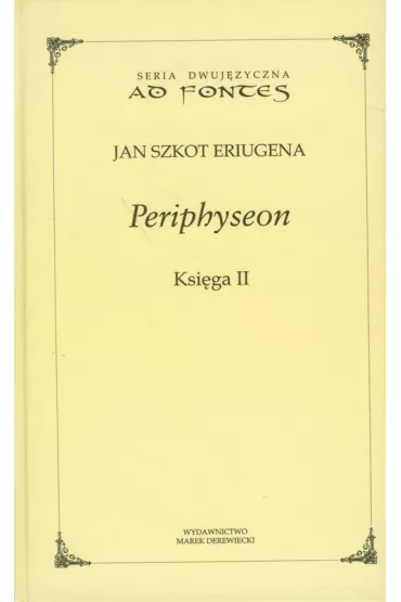 Periphyseon Ksi�ga II - Jan Eriugena Szkot
