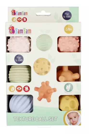 Zabawka sensoryczna Kule 6 szt. Bam Bam