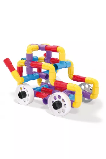 Zestaw konstrukcyjny Tubation Wheels 68el Quercetti