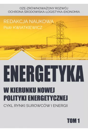 Energetyka w kierunku nowej polityki energetycznej. Tom 1. Cykl rynki surowc�w i energii