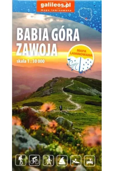 Mapa turystyczna- Babia G�ra i Zawoja 1:30000