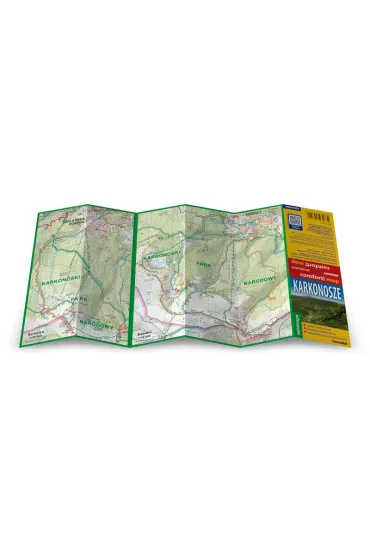 Karkonosze laminowana mapa turystyczna mini 1:90 000