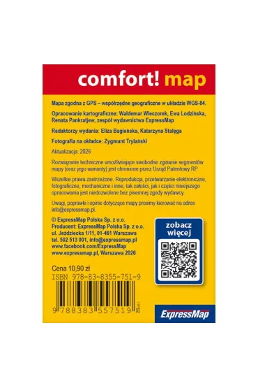 Karkonosze laminowana mapa turystyczna mini 1:90 000