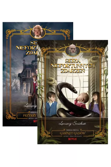 Pakiet Seria niefortunnych zdarze�. Tomy 1-2: Przykry pocz�tek, Gabinet gad�w - Lemony Snicket