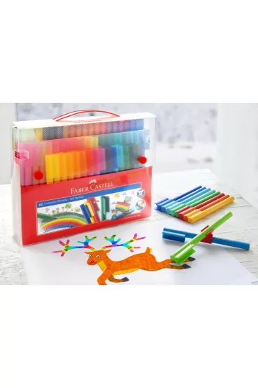 Faber-Castell Flamastry connector Zestaw prezentowy 80 szt.