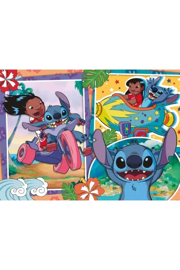 Puzzle dwustronne eko 60 el. Stitch Lisciani