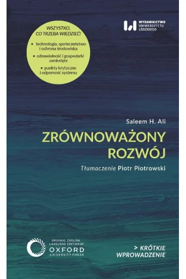Zr�wnowa�ony rozw�j - Ali H Saleem