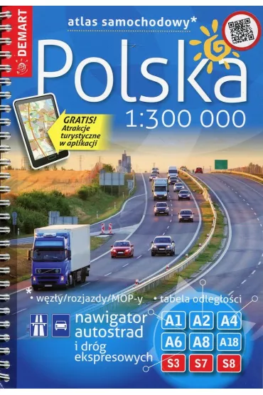 Atlas samochodowy Polski 1:300 000