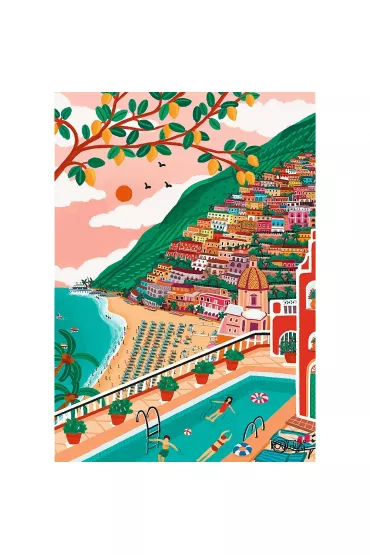 Puzzle 1000 Positano, Wochy TREFL