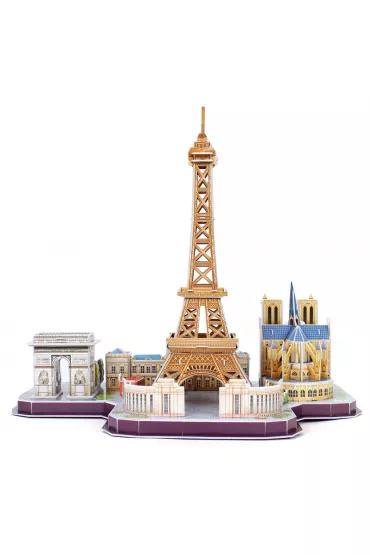 Puzzle 3D 114 el. City Line Paris Cubic Fun