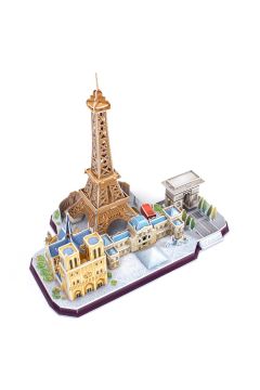 Puzzle 3D 114 el. City Line Paris Cubic Fun