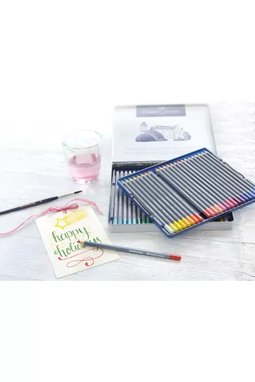 Faber-Castell Kredki akwarelowe Goldfaber Aqua w metalowym opakowaniu 48 kolor�w