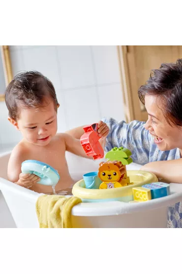 LEGO DUPLO Zabawa w kpieli: pywajca wyspa ze zwierztkami 10966