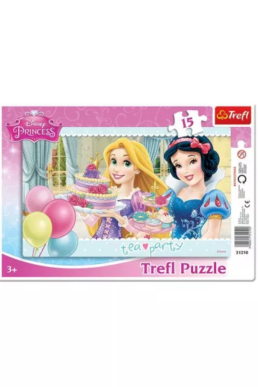 Puzzle ramkowe 15 el. Ksi�niczki Przyj�cie 31210 Trefl