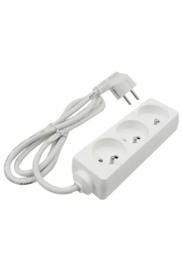 Przed�u�acz . 3-gn. 1.5m+Z (3x1mm2) EcoLight M20551 bia.