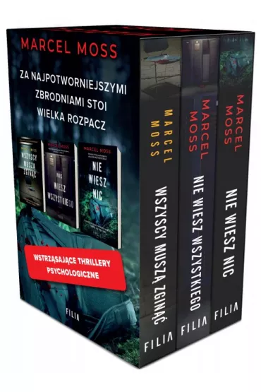 Pakiet Liceum Freuda. Tomy 1-3: Nie wiesz wszystkiego, Nie wiesz nic, Wszyscy musz� zgin�� - Marcel Moss