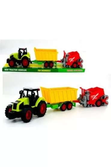 Traktor z maszynami rolniczymi Toys Pawe� Wojda