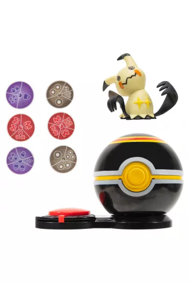 Pokemon Surprise Attack Game Single-Pack Mimikyu with Luxury Ball Seria 2