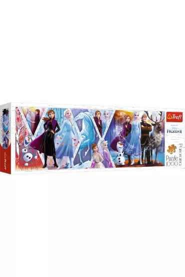 Puzzle panoramiczne 1000 el. Kraina Lodu II. Frozen 2 Trefl