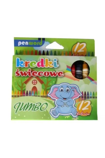 Penword Kredki �wiecowe 12 kolor�w