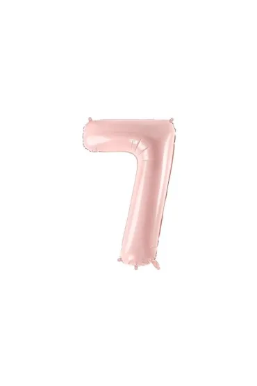 PartyDeco Balon foliowy 7 jasny r�owy 72cm