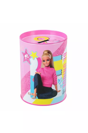 Skarbonka metalowa okr�g�a Barbie STARPAK 536847