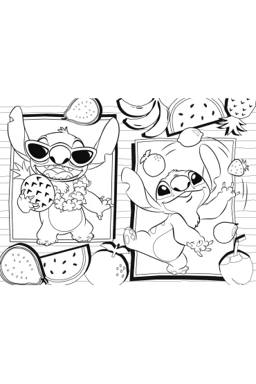 Puzzle dwustronne eko 48 el. Stitch Lisciani