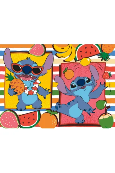 Puzzle dwustronne eko 48 el. Stitch Lisciani